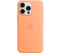 Купить - чехол для смартфона  Чехол Apple Silicone Case with MagSafe Orange Sorbet MT1W3ZM/A для iPhone 15 Pro Max
