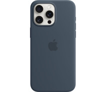 Купить - чехол для смартфона  Чехол Apple Silicone Case with MagSafe Storm Blue MT1P3ZM/A для iPhone 15 Pro Max