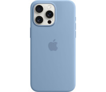 Купить - чехол для смартфона  Чехол Apple Silicone Case with MagSafe Winter Blue MT1Y3ZM/A для iPhone 15 Pro Max