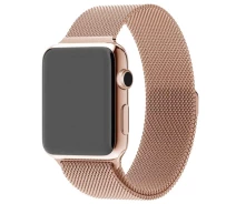 Купить - аксессуар к смарт-чсасам  Ремешок Milanese Loop Design для Apple watch 38mm/40mm (Champagne gold) (926690)