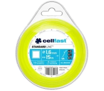 Купить - расходный материал для мотокос  Леска для триммера Cellfast квадратная 1,6мм/15м (35-011)