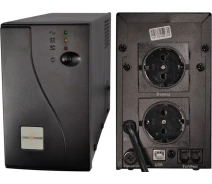 Купить - источник бесперебойного питания  LogicPower U650VA, Lin.int., AVR, 2 x евро, USB, металл