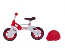 Купить - беговела  Беговел Kinderway Star Bike с шлемом бело-красный