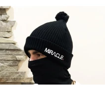 Купить - мужскую шапку  Шапка Miracle (вязанная) Knitwear черная (W04)
