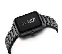 Купить - аксессуар к смарт-чсасам  Браслет для Xiaomi Amazfit Bip | GTS | GTR 42mm Ремешок 20мм XTRA стальной классический Черный BeWatch (1110401)