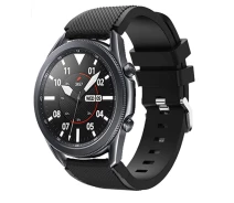 Купить - аксессуар к смарт-чсасам  Ремешок для Samsung Galaxy Watch 3 45 mm силиконовый 22 мм ECO Черный BeWatch (1021101)