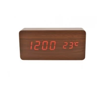 Купить - настольные часы  Часы дерево VST 862 подсветка Wooden Red