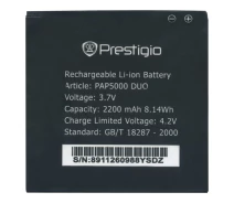 Купить - аккумулятор к смартфону  Батарея Prestigio PAP5000 Prestigio MultiPhone 5000 Duo