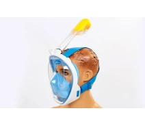 Купить - маска для дайвинга  Маска для дайвинга Swim One M2068G белый-голубой (PL000077)
