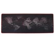 Купить - коврик для мышки  Коврик BauTech Для мышки Карта Мира игровой 30 х 80 см Красный (1006-532-12)