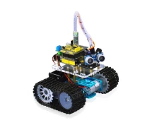 Купить - радиоуправляемую модель  Робот Танк BauTech Keyestudio Набор Arduino Bluetooth Синий (1007-475-00)