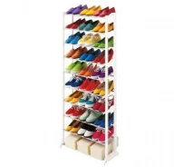Купить - тумбу  Полка для обуви, тумба для обуви Amazing Shoe Rack Стойка-органайзер для хранения 30 пар обуви с 10 полкамина регулируемая по высоте