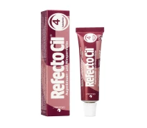 Купить - краску для бровей и ресниц  Краска для бровей и ресниц Refectocil №4 - каштановый,15 мл (0064460)