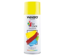 Купить - автокраску  Winso Фарба акрилова, Spray 450ml, чорний глянц (GLOSS BLACK/RAL9005) (880400)