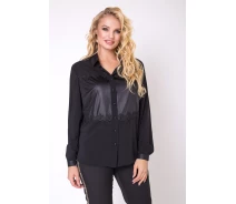Купить - женскую рубашку  Рубашка "Аида" (черный) 50 (XL)