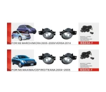 Купить - автофару  Фары доп. модель Nissan Maxima / Qashqai / Teana / Micra / NS-034-LED-1 / электропроводка