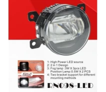 Купить - автофару  Фары доп. модель Renault / HD / NS / MB / SZ Cars / RN-098-LED / 2в1 // эл.проводку