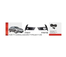 Купить - автофару  Фары доп. модель Toyota Corolla 2016-18 / TY-577E-A / H16-19W / эл.проводку