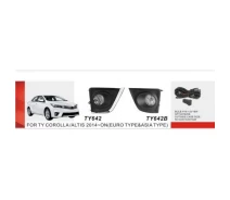 Купить - автофару  Фары доп. модель Toyota Corolla 2013-16 / TY-642A / H16-19W / эл.проводку