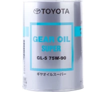 Купить - трансмиссионное масло  Toyota Gear Oil Super 75W-90 GL-5 (Япония) трансмиссионное масло, 1 л