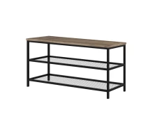 Купить - пуф и банкетку  Банкетка с полками для обуви Fenster БТ-990 Аликанте