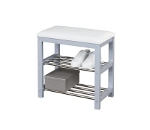 Купить - пуф и банкетку  Банкетка Fenster Премьера Мини Светло-серый Белый