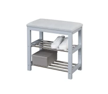 Купить - пуф и банкетку  Банкетка Fenster Премьера Мини Светло-серый Лакки-09