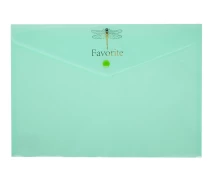 Купить -  Папкаконверт на кнопке FAVOURITE PASTEL A4 мятная (BM395338)