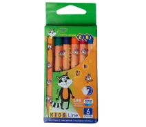 Купить -  Карандаши восковые 6 цветов KIDS Line (ZB2480)