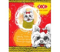 Купить -  Папка для труда LOVELY DOG картонная на резинке А4+ (315х215х30мм) KIDS Line (ZB14931)
