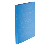Купить -  Папка пластиковая с 20 файлами BAROCCO А4 голубая (BM360714)