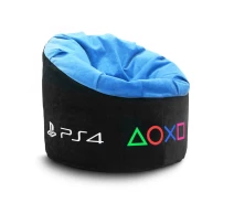 Купить - бескаркасную мебель  Кресло мешок папасан iPuff с логотипом ''PS 4''