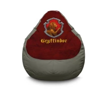 Купить - бескаркасную мебель  Кресло мешок iPuff ''Harry Potter. Gryffindor'' Оксфорд XXXL (100х135 см) Серый