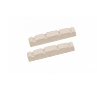 Купить - бридж для гитары  Нулевой порожек для гитары FENDER JAZZ BASS PRE-SLOTTED MICARTA STRING NUT SET WHITE