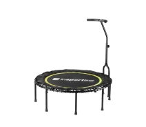 Купить - батут  Профессиональный батут для фитнеса с ручкой inSPORTline Cordy 114 cm - желтый