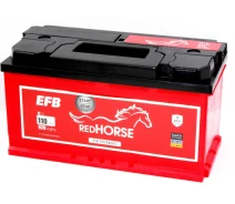Купить - автомобильный аккумулятор  Аккумулятор автомобильный RED HORSE EFB 110 (R +)