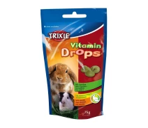 Купить - лакомство для грызуна  Лакомство для кроликов и морских свинок Trixie «Vitamin Drops» 75 г (овощи)