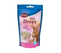 Купить - лакомство для грызуна  Лакомство для кроликов и морских свинок Trixie «Mini Drops» 75 г (йогурт)