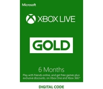 Купить - игру для приставки и ПК  Электронный код (Подписка) Xbox Live Gold - 6 месяцев Xbox 360/One/Series для всех регионов и стран