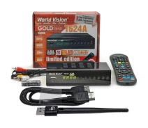 Купить - ТВ-тюнер  T2-тюнер World Vision T624А + WI-FI адаптер и HDMI кабель