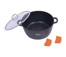 Купить - кастрюлю и казан  Кастрюля Bohmann 3,9 литра с мраморным покрытием BH-7350-24
