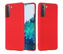 Купить - чехол для смартфона  Защитный чехол Deexe Silicone Case для Samsung Galaxy S21 - Red
