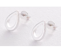 Купить - серебряную серьгу  Серьги из серебра (1712504)