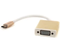 Купить - адаптер и кабель  Кабель PowerPlant USB Type-C - VGA, 15cm (DV00DV4064)