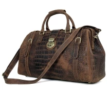 Купить - чемодан и дорожную сумку  Саквояж Vintage 14410 Коричневый