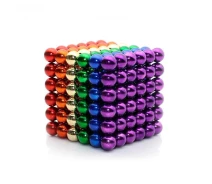 Купить - игрушку-антистресс  Головоломка Neocube развивающий конструктор Неокуб в боксе 216 магнитных шариков 5 мм цветной