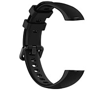 Купить - аксессуар к смарт-чсасам  Ремешок Twill Silicone Strap для Honor Band 4/5 Black