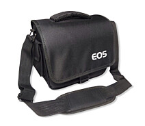 Купить - сумку для фото- и видео Фотосумка противоударная Canon EOS + дождевик, черный цвет ( код: IBF038B )