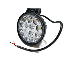 Купить - автофару  Дополнительные светодиодные фары LED Лидер 42W 27-42W круглые ближний