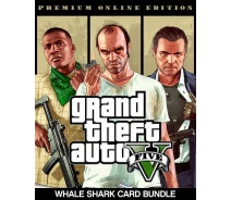 Купить - игру для приставки и ПК  Игра Grand Theft Auto V (GTA V): Premium Online Edition + Whale Shark Card Bundle для ПК (Ключ активации Rockstar Games)